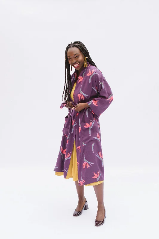 PDF Pattern - Samara Cardigan and Robe | Victory Patterns Feminine Women's Style 
