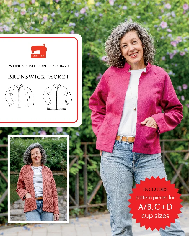 PDF Pattern - Brunswick Jacket | Liesl + Co Practical Women's Multi - 
