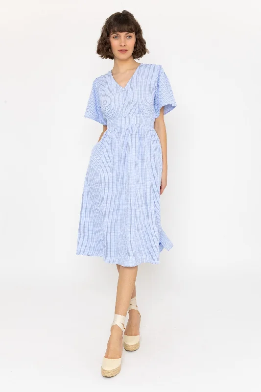 Francine Dress in Blue Scandinavian