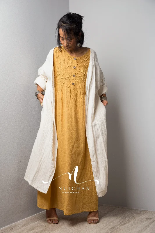 Cotton open front cardigan Luxurious Women's High -  end
