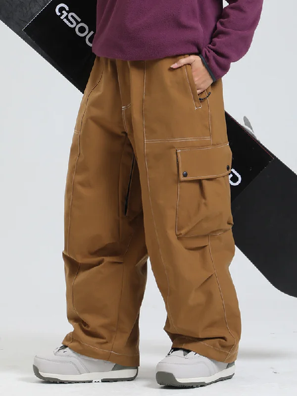 Women's Gsou Snow Terrain Rider SnowRush Freestyle Baggy Snow Pants Adventure