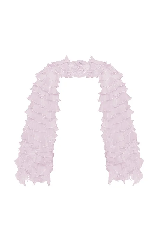 Chiffon bolero with flounces Modern Women's 
