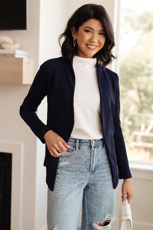 Fitted Blazer in Navy Street