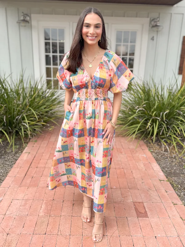 The Tulane Floral Dress Luxurious Women's High -  end