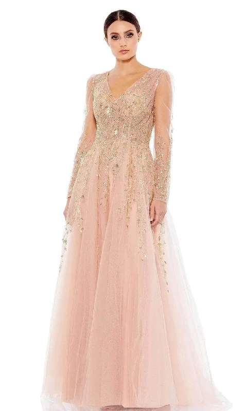Mac Duggal 20295 - A-Line Dress Stylish Women's Tropical 