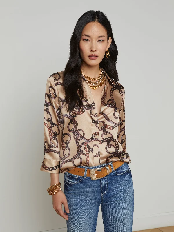 Dani Silk Blouse Sophisticated Women's Tailored