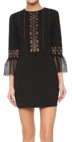 Bell Sleeved Lace Dress Confident Women's High - fashion