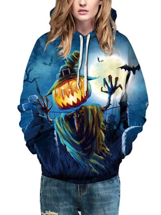Wholesale Round Neck Long Sleeve Printed Hooded Hoodies Bohemian Women's Free