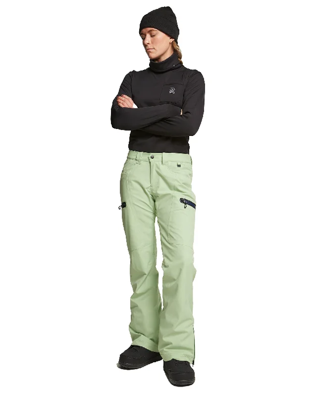 SNOW CULTURE PANT - QUIET GREEN Unique Women's Upcycled