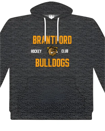 Bulldogs Grey Poly-Fleece Hoodie Dynamic Women's Moto