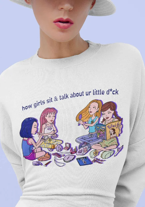 Girls Sit&Talk Y2K Sweatshirt Cherrykitten Cozy Women's Winter