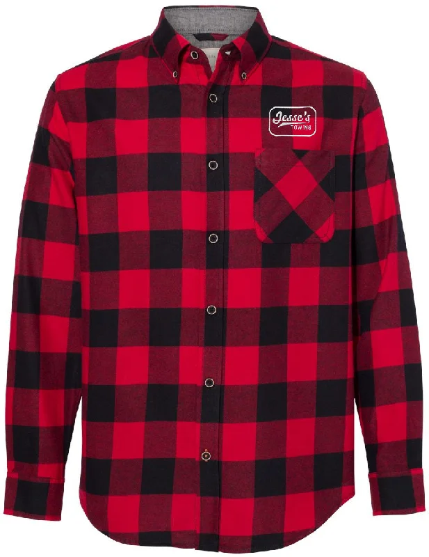 Weatherproof Vintage Brushed Flannel Long Sleeve Shirt  Earthy Women's Hemp - based