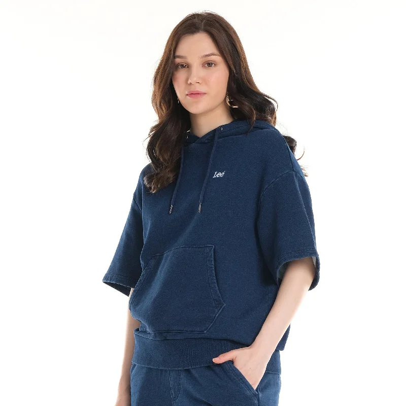 FITS 'EM ALL S/S SWEATSHIRT HOODIE IN MID LIGHT SHADE (GENDERLESS) Bohemian Women's Free