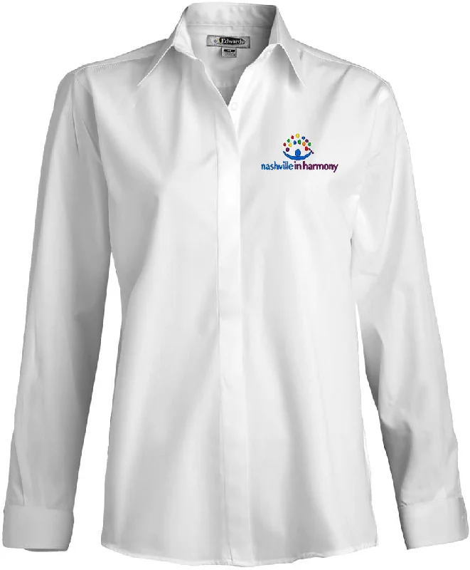 Edwards Ladies Cafe Shirt Long Sleeve Refined Women's Velvet