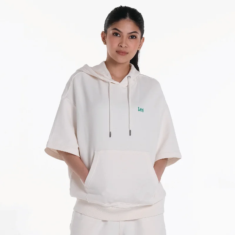 FITS 'EM ALL S/S SWEATSHIRT HOODIE IN JET STREAM (GENDERLESS) Refined Women's Classic 