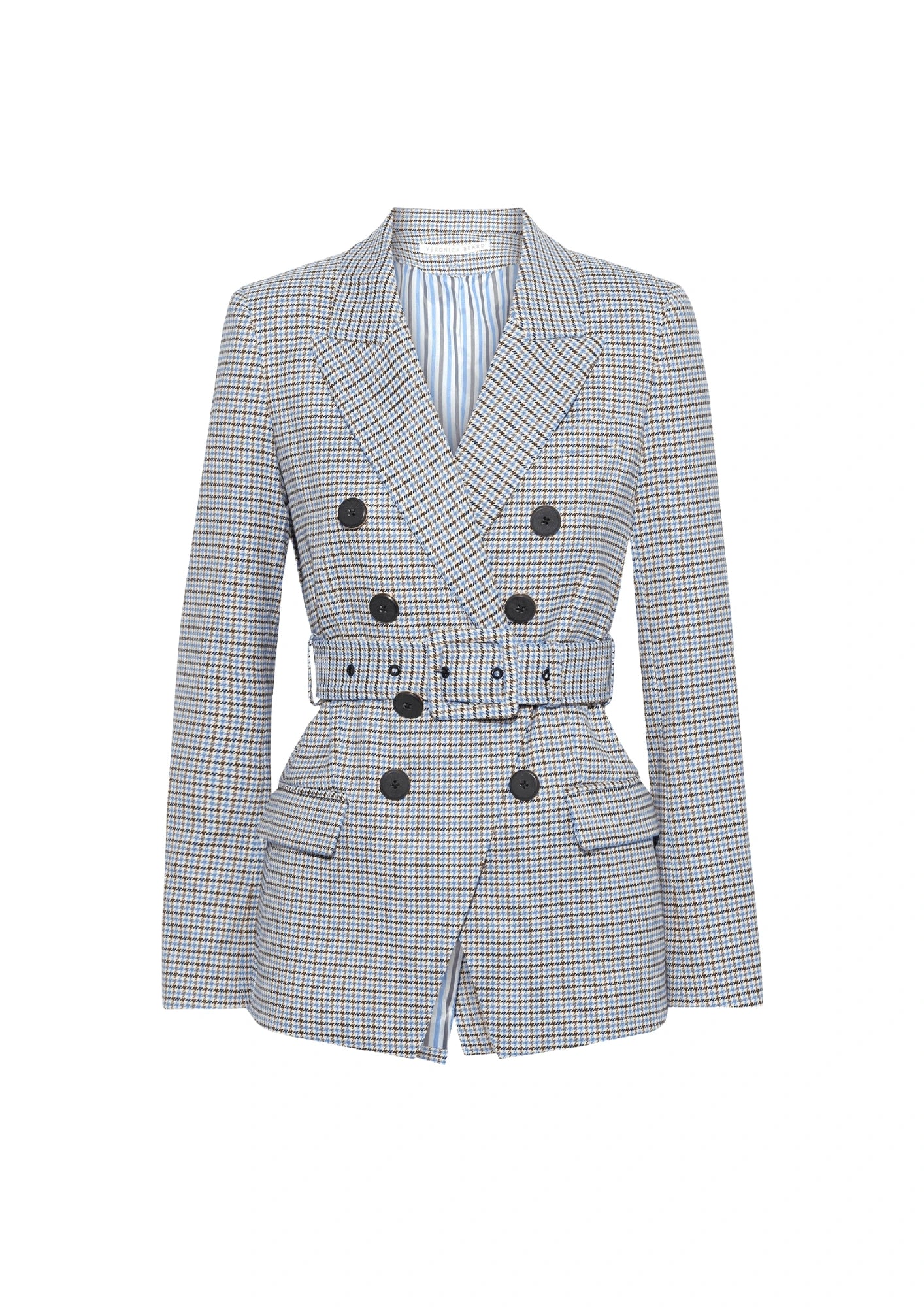 GREY DOUBLE-BREASTED BLAZER Bold Women's Statement