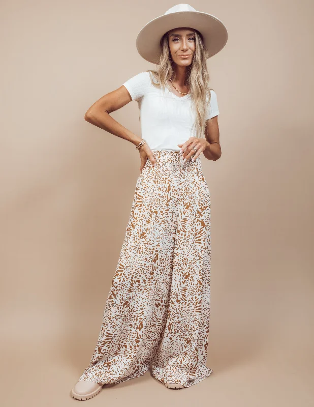Valencia Printed Pants Confident Women's High - fashion