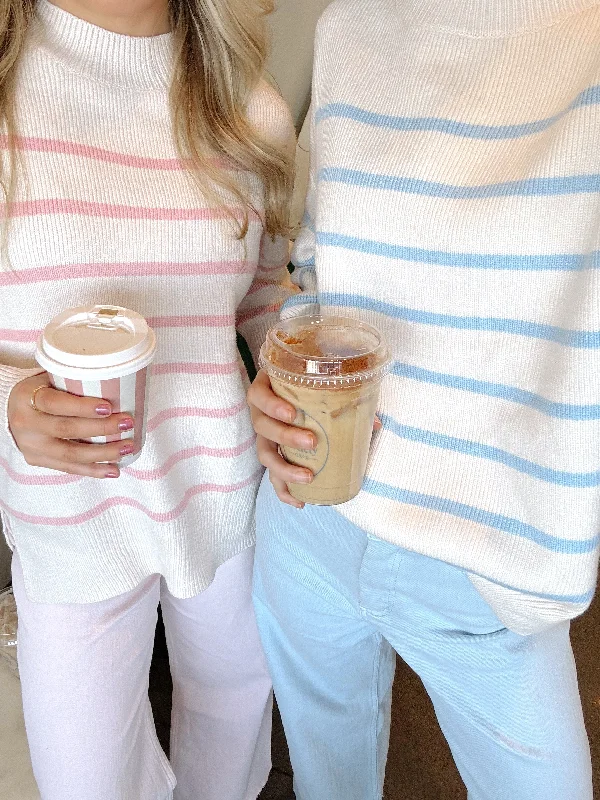 Emmy Striped Sweater Tough Women's Military - inspired