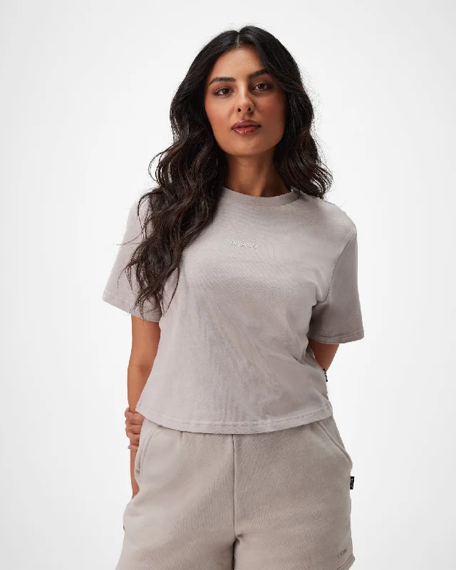 INSPORT WOMENS REMI CROPPED TEE MOON Trendy Women's Oversized