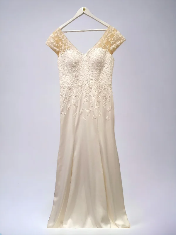 Cap Sleeve A-Line Gown Sporty Women's Athleisure 