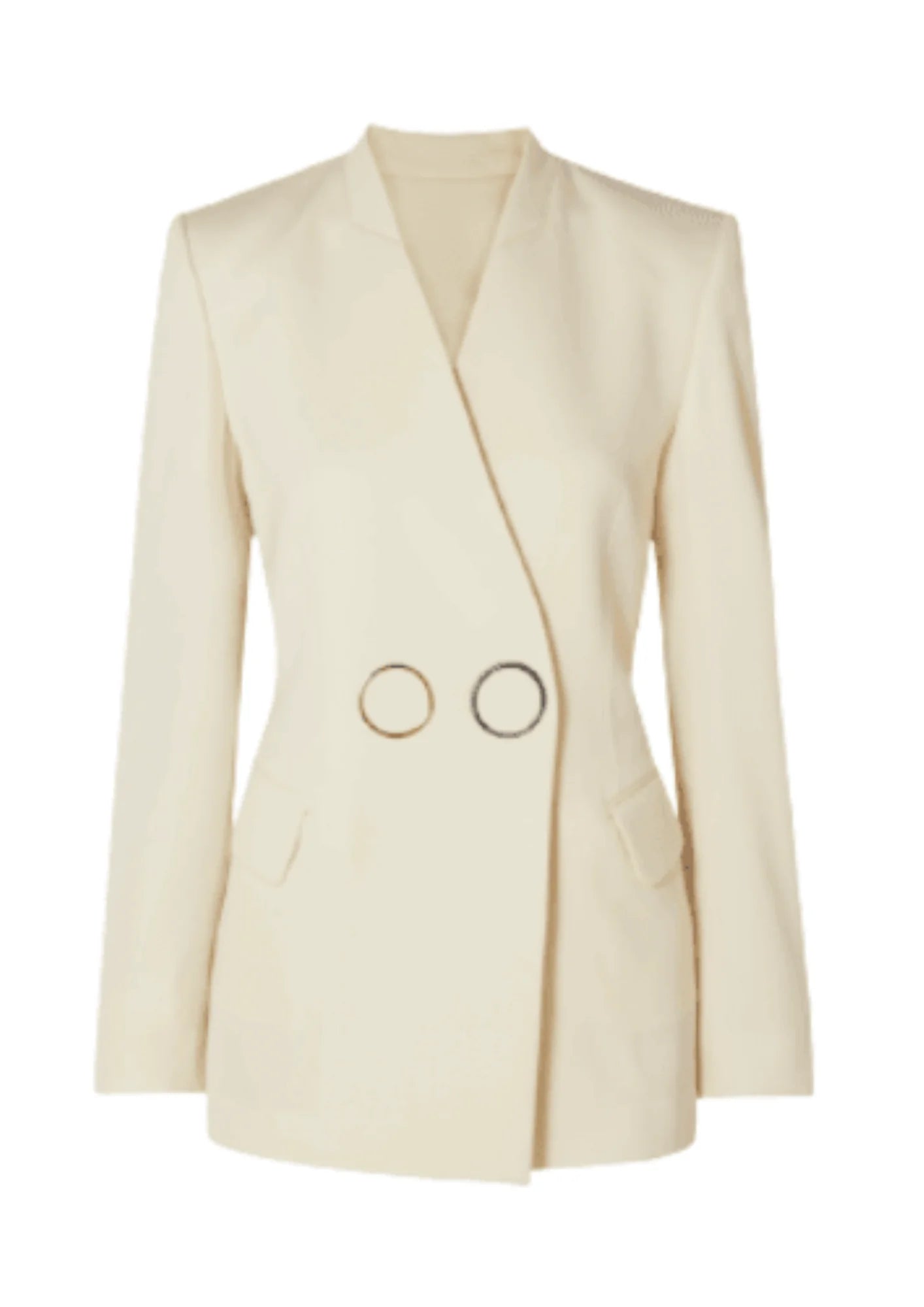 IVORY WOOLEN BLAZER Gym