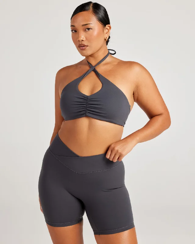 Aura Halo Bra - Charcoal Artistic Women's Avant - 