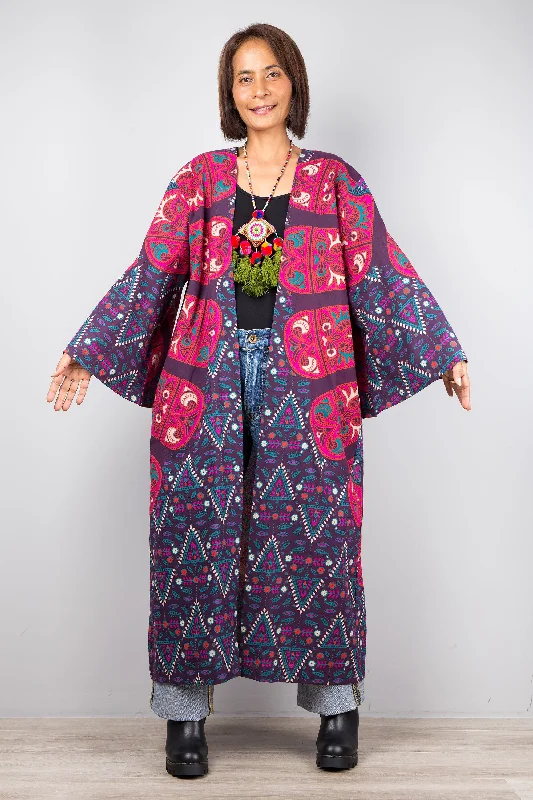 Boho Cardigan Bold Women's Animal Print