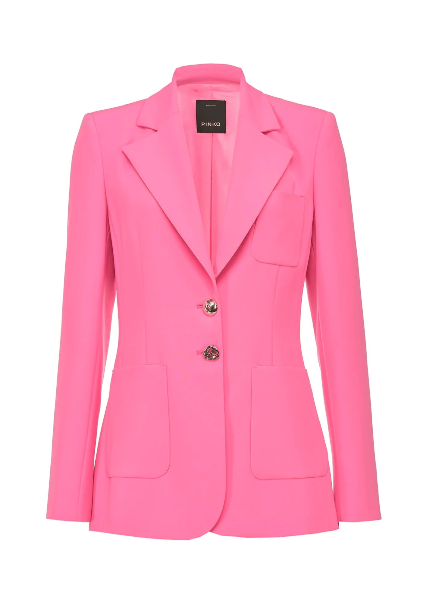 PINK BLAZER Sleek Women's Metallic
