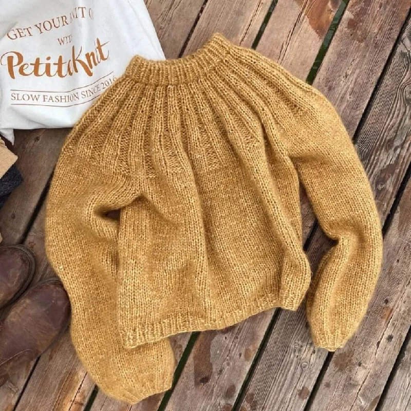 Pullover Sunday Sweater Strickanleitung - PetiteKnit (Heft) European