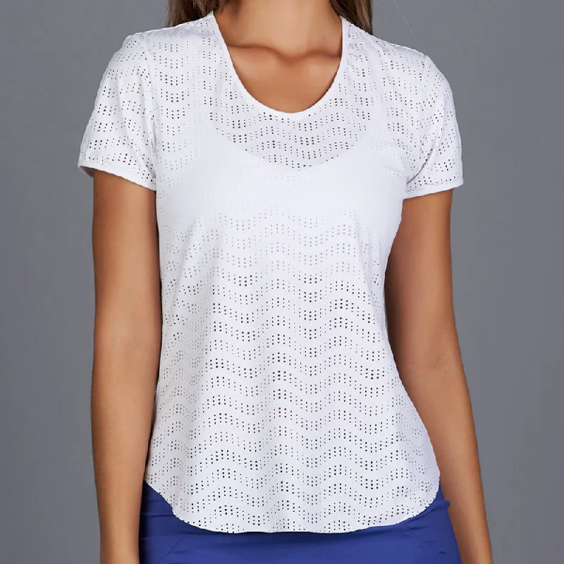 Royal Sport Lacy Tee (White) Casual Women's Japanese 