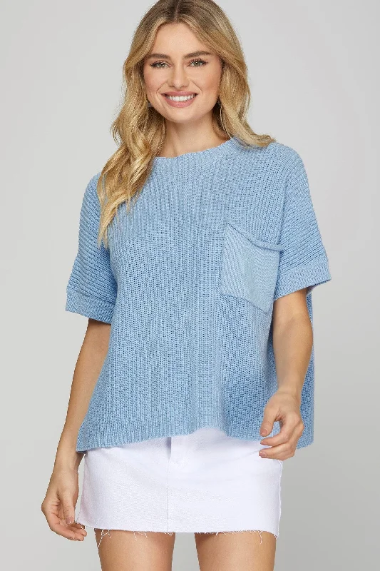 Serena Knit Top Casual Women's Loose - fitting