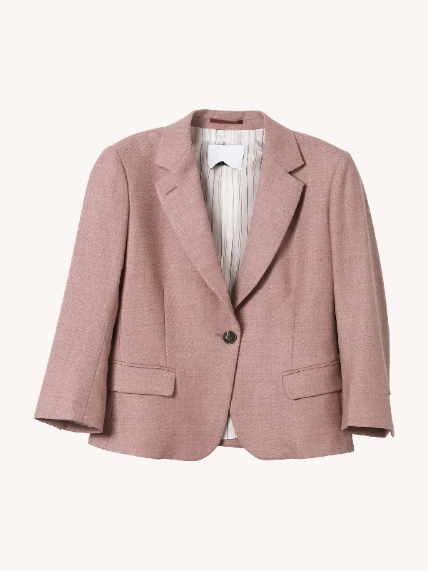 BEATA JACKET IN MISTY ROSE Modern Women's 