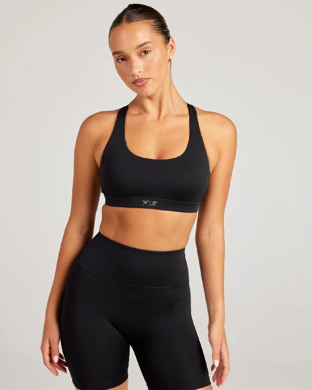 ProForm Offence Sports Bra - Black purpose