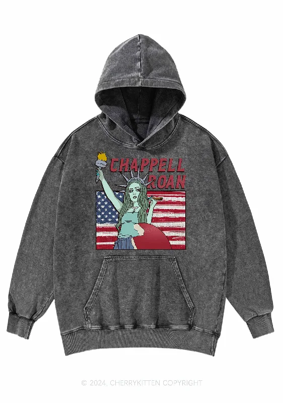 CR Statue Y2K Washed Hoodie Cherrykitten Disco