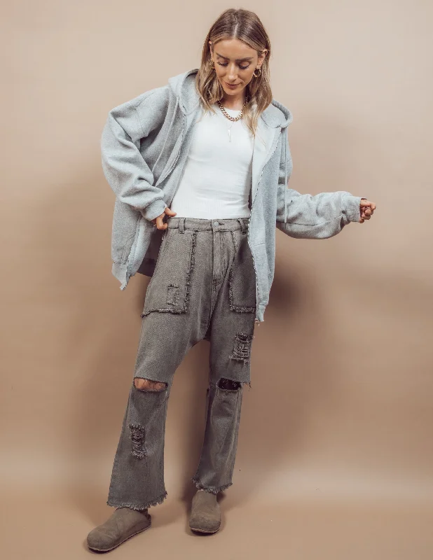 Alessia Distressed Pants Vintage Women's 1970S 