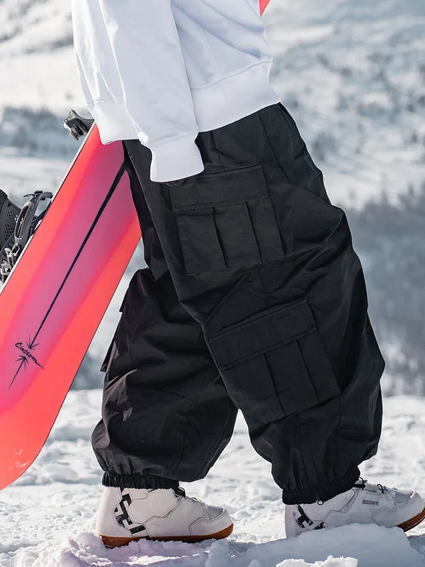 Men's Rabbit Snow Prime Cargo Baggy Snowboard Pants Street