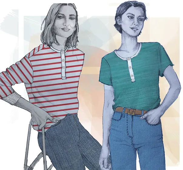 PDF Pattern - Lucien Henley | French Navy Sporty Women's Athleisure 