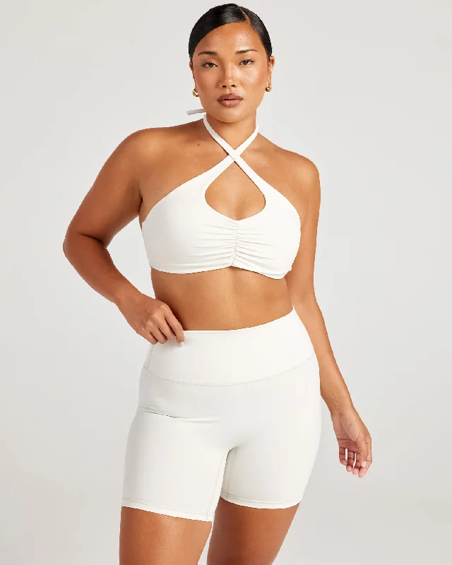 Aura Halo Bra - Vanilla Latte Classic Women's Tweed