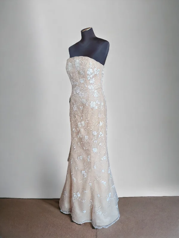 Jovani Champagne Gown Feminine Women's Style 