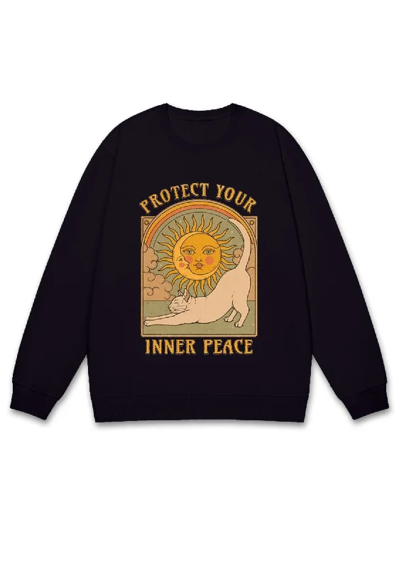 Protect Your Inner Peace Y2K Sweatshirt Compression