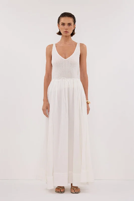 RUE WHITE KNIT TANK Luxurious Women's High -  end