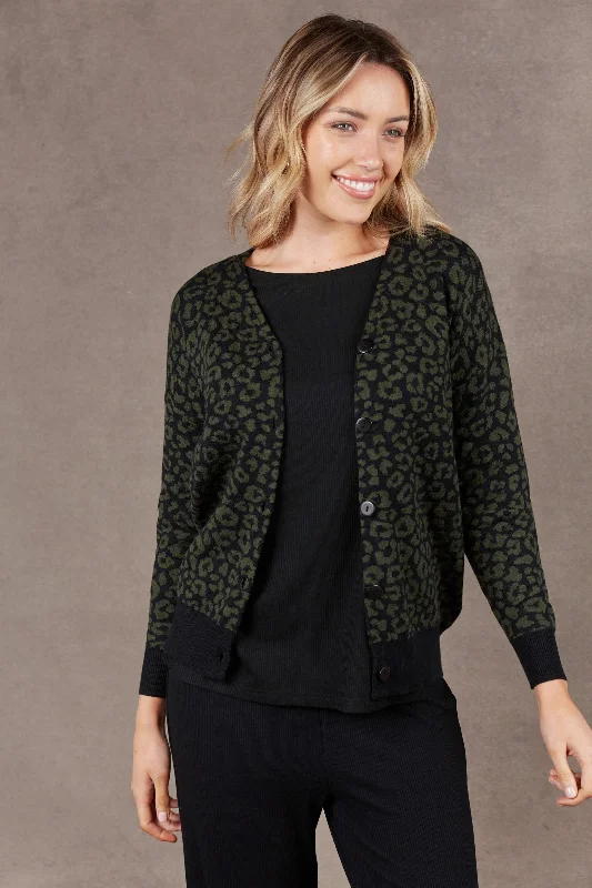 Pilbara Cardigan - Olive Feminine Women's Soft 