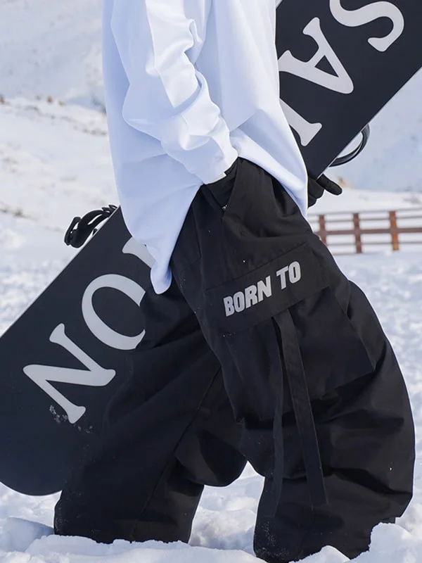 Men's Born To Be Wild Mountain Chill Baggy Snow Pants Dynamic Women's Moto