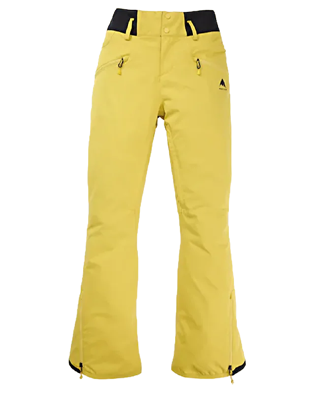 Burton Women's Marcy High Rise Stretch 2L Snow Pants - Sulfur Polished Women's Silk