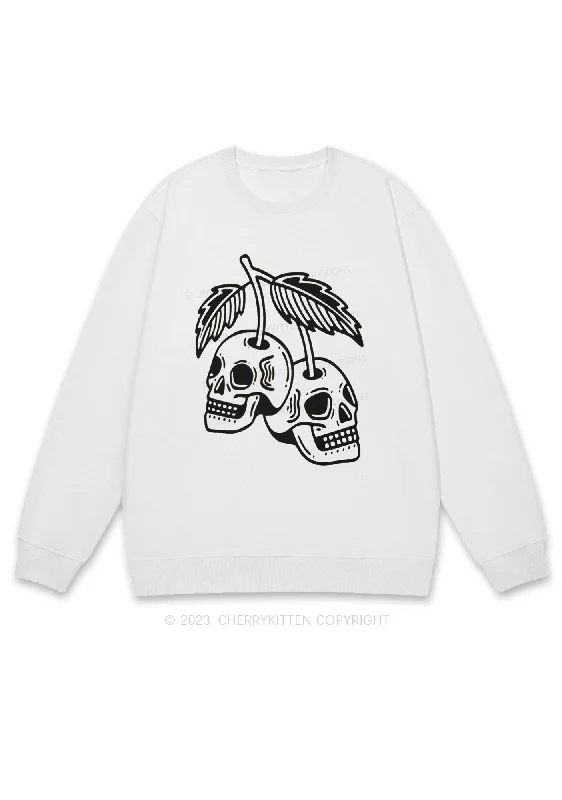 Cherry Skulls Halloween Y2K Sweatshirt Cherrykitten purpose