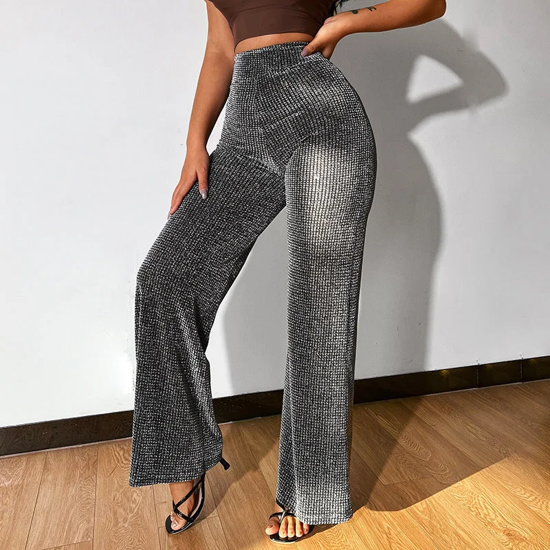 Elastic Waist Wide Leg Casual Loose Wholesale Pants for Women Refined Women's 