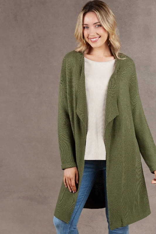 Britons Cardigan - Moss Rugged Women's Outdoor 