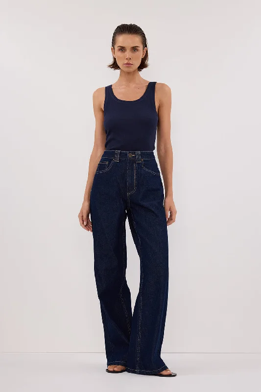 LEE NAVY KNIT TANK Dynamic Women's Moto