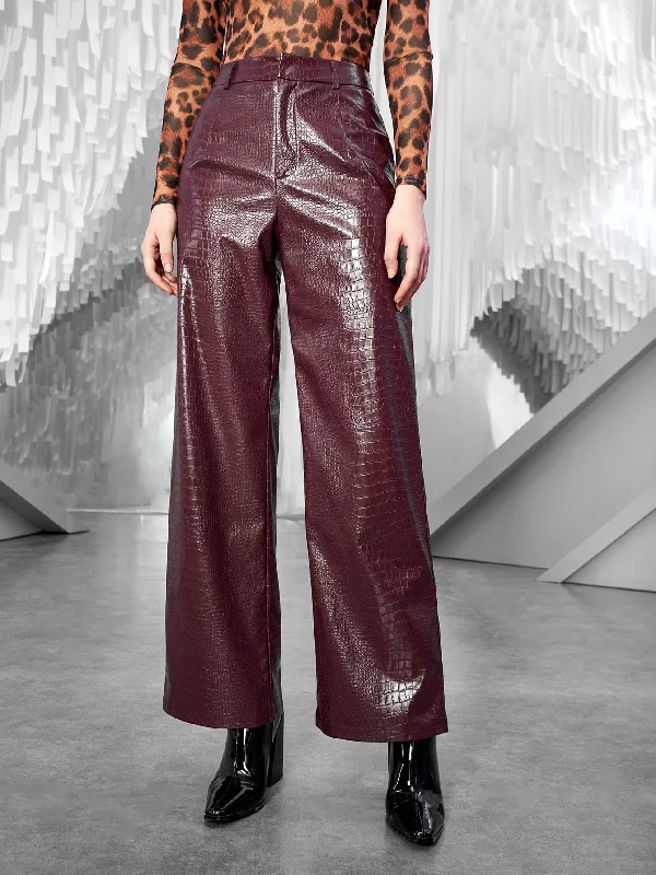Casual Plain Zipper High Waist Long Women Pants Practical Women's Multi - 
