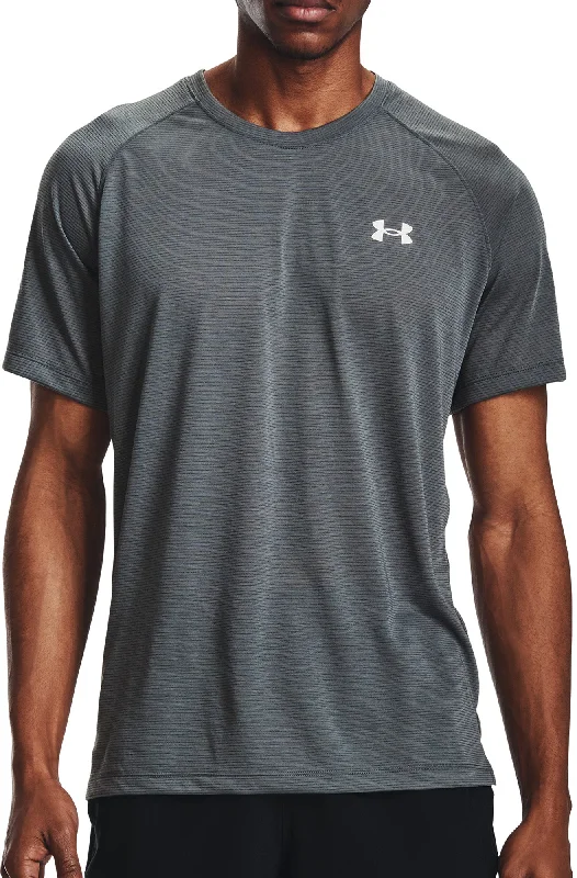 Under Armour Streaker Short Sleeve Mens Running Top - Grey British Gentlewoman Style